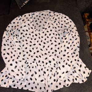 XS Cute Going out Top black & white